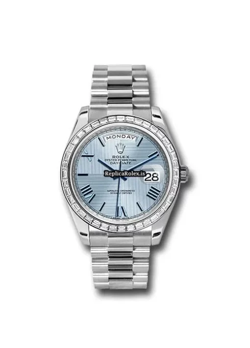 Ideal Fake Rolex Day-date 40 228396tbr Caliber 3255 Automatic Movement 40mm Platinum Case Mens/unisex Watch