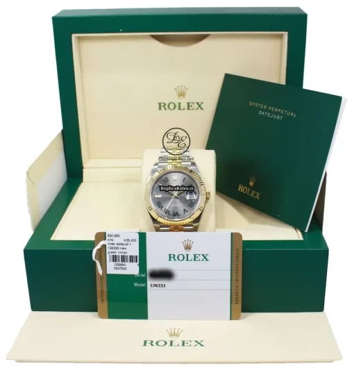 Wonderful Replica Rolex Datejust 126333 Automatic Movement 41mm Steel Case Mens/unisex Watch - Image 4