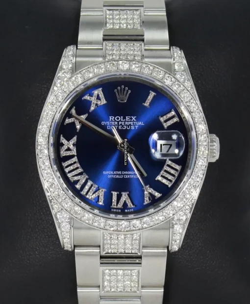 Fine Replica Rolex Datejust 116200 Automatic Movement 36mm Steel Case Mens/unisex Watch - Image 3