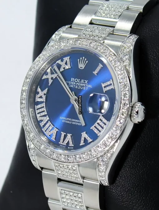 Fine Replica Rolex Datejust 116200 Automatic Movement 36mm Steel Case Mens/unisex Watch - Image 4
