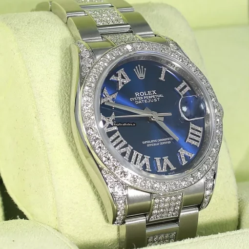Fine Replica Rolex Datejust 116200 Automatic Movement 36mm Steel Case Mens/unisex Watch - Image 6