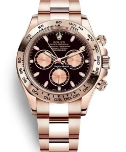 Superior Replica Rolex Daytona 116505 Caliber 4130 Automatic Movement 40mm Rose Gold Case Mens/unisex Watch