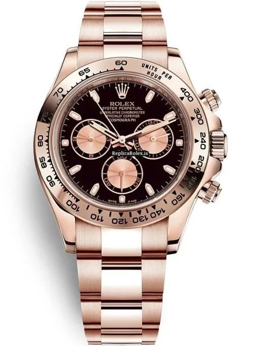 Superior Replica Rolex Daytona 116505 Caliber 4130 Automatic Movement 40mm Rose Gold Case Mens/unisex Watch