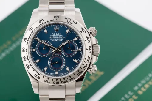 Trustworthy Replica Rolex Daytona 116509 Caliber 4130 Automatic Movement 40mm White Gold Case Mens/unisex Watch - Image 2