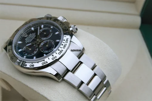 Trustworthy Replica Rolex Daytona 116509 Caliber 4130 Automatic Movement 40mm White Gold Case Mens/unisex Watch - Image 4