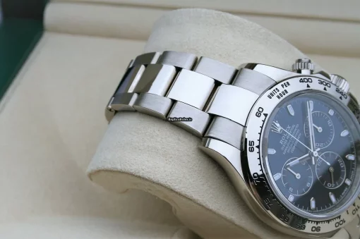 Trustworthy Replica Rolex Daytona 116509 Caliber 4130 Automatic Movement 40mm White Gold Case Mens/unisex Watch - Image 5