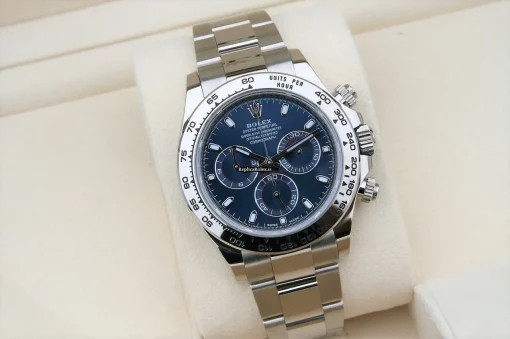Trustworthy Replica Rolex Daytona 116509 Caliber 4130 Automatic Movement 40mm White Gold Case Mens/unisex Watch - Image 7