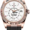 Incredible Knockoff Rolex Sky-dweller Caliber 9001 Automatic Movement 42mm Rose Gold Case Mens/unisex Watch