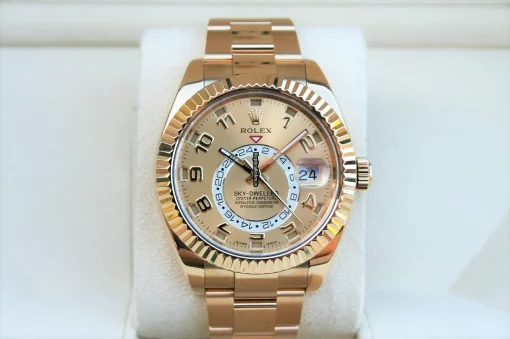 Fantastic Replica Rolex Sky-dweller 326938 Automatic Movement 42mm Yellow Gold Case Mens/unisex Watch
