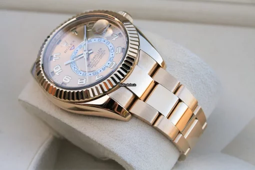 Fantastic Replica Rolex Sky-dweller 326938 Automatic Movement 42mm Yellow Gold Case Mens/unisex Watch - Image 2