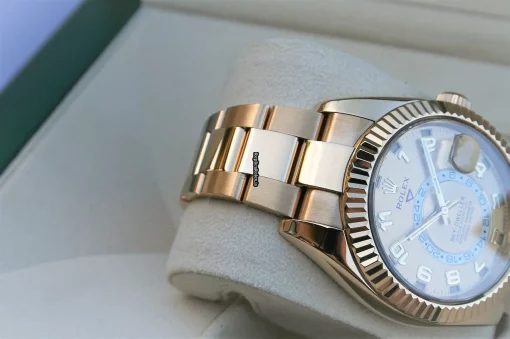 Fantastic Replica Rolex Sky-dweller 326938 Automatic Movement 42mm Yellow Gold Case Mens/unisex Watch - Image 3