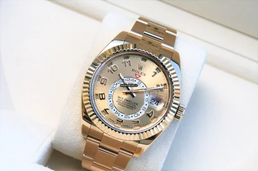 Fantastic Replica Rolex Sky-dweller 326938 Automatic Movement 42mm Yellow Gold Case Mens/unisex Watch - Image 7