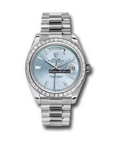 Excellent Imitation Rolex Day-date 40 228396tbr Caliber 3255 Automatic Movement 40mm Platinum Case Mens/unisex Watch