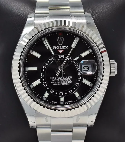 Swiss Replica Rolex Sky-dweller 326934 Automatic Movement 42mm Steel Case Mens/unisex Watch - Image 4