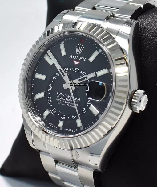 Swiss Replica Rolex Sky-dweller 326934 Automatic Movement 42mm Steel Case Mens/unisex Watch - Image 5