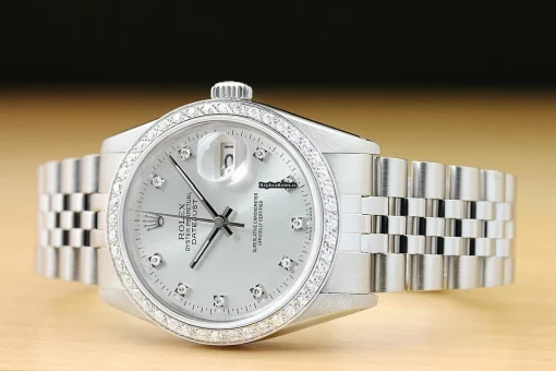 Fabulous Fake Rolex Datejust 16014 Caliber 3035 Automatic Movement 36mm Steel Case Mens/unisex Watch - Image 2