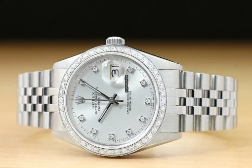Fabulous Fake Rolex Datejust 16014 Caliber 3035 Automatic Movement 36mm Steel Case Mens/unisex Watch - Image 3