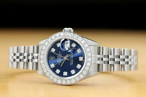 Excellent Fake Rolex Lady-datejust 69174 Caliber 2135 Automatic Movement 26mm Steel Case Womens Watch - Image 4