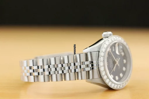 Excellent Fake Rolex Lady-datejust 69174 Caliber 2135 Automatic Movement 26mm Steel Case Womens Watch - Image 9