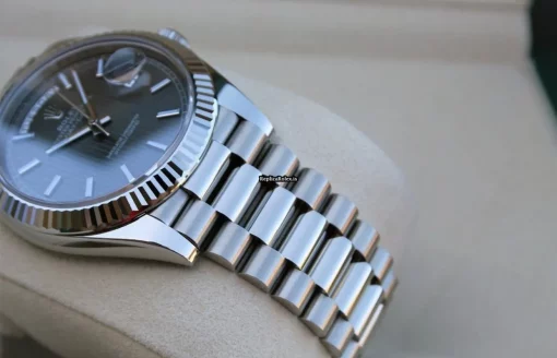 Stylish Fakes Rolex Day-date 40 228239 Caliber 3255 Automatic Movement 40mm White Gold Case Mens/unisex Watch - Image 3