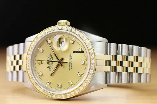 Defect Fake Rolex Datejust 16013 Caliber 3035 Automatic Movement 36mm Steel Case Mens/unisex Watch - Image 2
