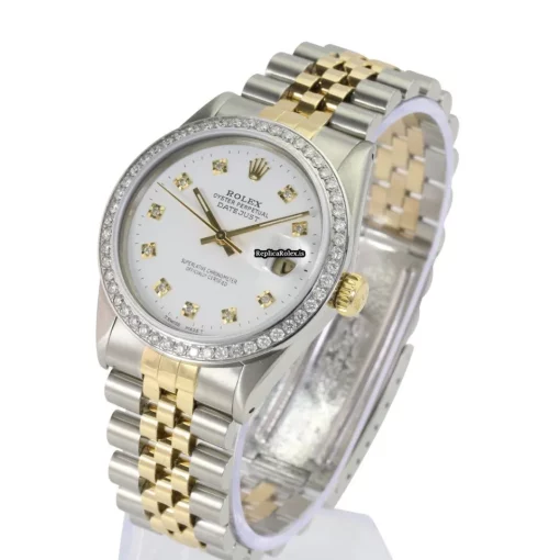 Recommend Clone Rolex Datejust 16233 Caliber 3035 Automatic Movement 36mm Gold/steel Case Mens/unisex Watch - Image 3