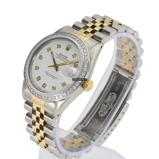 Recommend Clone Rolex Datejust 16233 Caliber 3035 Automatic Movement 36mm Gold/steel Case Mens/unisex Watch - Image 4