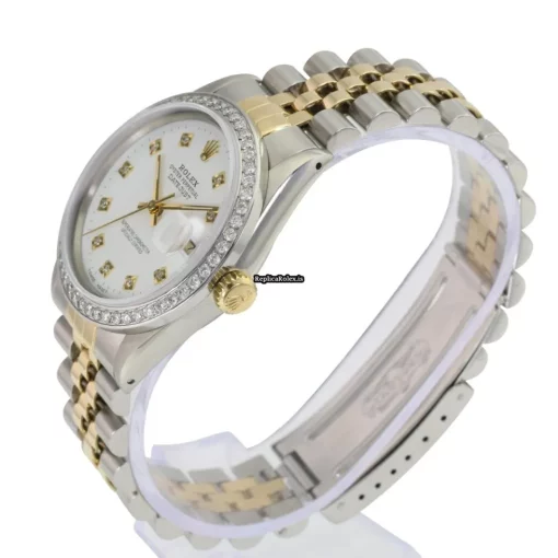 Recommend Clone Rolex Datejust 16233 Caliber 3035 Automatic Movement 36mm Gold/steel Case Mens/unisex Watch - Image 5