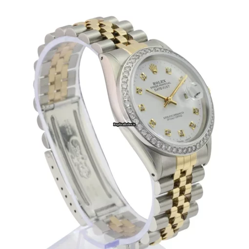 Recommend Clone Rolex Datejust 16233 Caliber 3035 Automatic Movement 36mm Gold/steel Case Mens/unisex Watch - Image 6