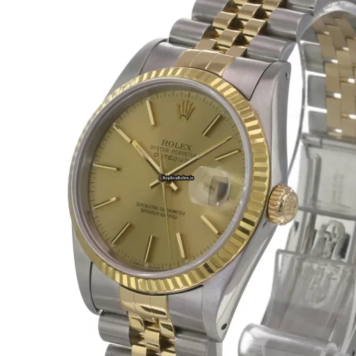 Mind-boggling Replica Rolex Datejust 16233 Caliber 3135 Automatic Movement 36mm Gold/steel Case Mens/unisex Watch - Image 2