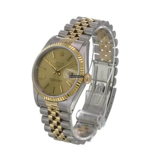 Mind-boggling Replica Rolex Datejust 16233 Caliber 3135 Automatic Movement 36mm Gold/steel Case Mens/unisex Watch - Image 5