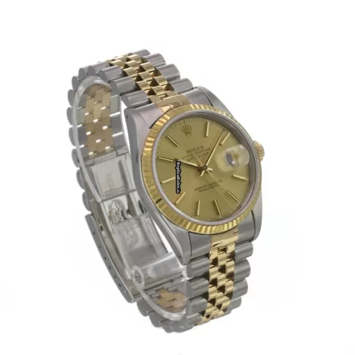 Mind-boggling Replica Rolex Datejust 16233 Caliber 3135 Automatic Movement 36mm Gold/steel Case Mens/unisex Watch - Image 6