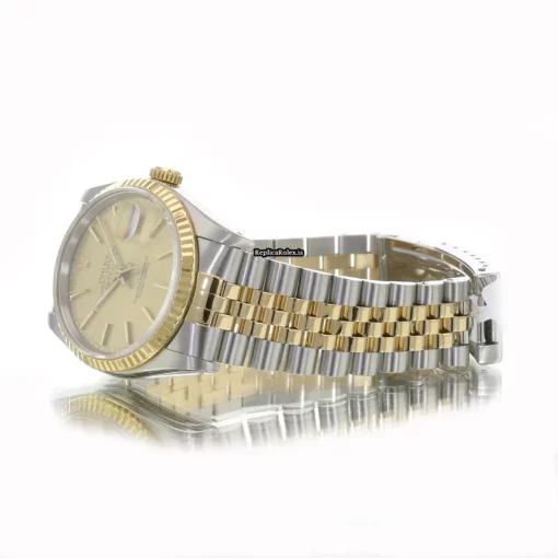 Mind-boggling Replica Rolex Datejust 16233 Caliber 3135 Automatic Movement 36mm Gold/steel Case Mens/unisex Watch - Image 9