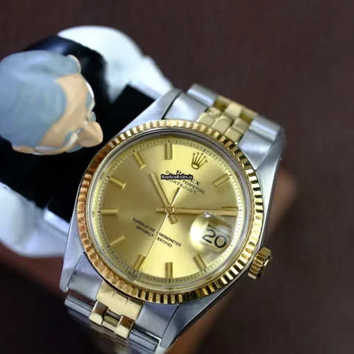 Popular Replica Rolex Datejust 1601 Caliber 1570 Automatic Movement 36mm Gold/steel Case Mens/unisex Watch - Image 2