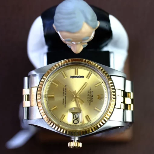 Popular Replica Rolex Datejust 1601 Caliber 1570 Automatic Movement 36mm Gold/steel Case Mens/unisex Watch - Image 5