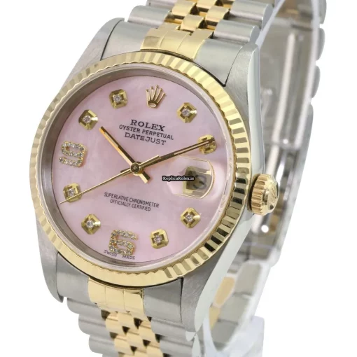 Top Replica Rolex Datejust 16233 Caliber 3135 Automatic Movement 36mm Gold/steel Case Mens/unisex Watch