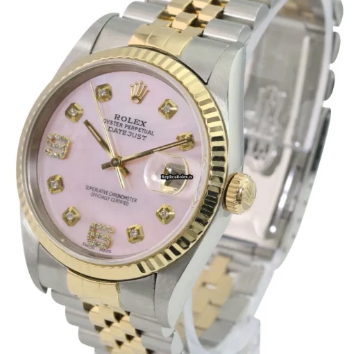 Top Replica Rolex Datejust 16233 Caliber 3135 Automatic Movement 36mm Gold/steel Case Mens/unisex Watch - Image 3