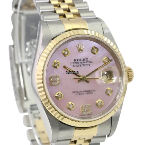 Top Replica Rolex Datejust 16233 Caliber 3135 Automatic Movement 36mm Gold/steel Case Mens/unisex Watch - Image 4