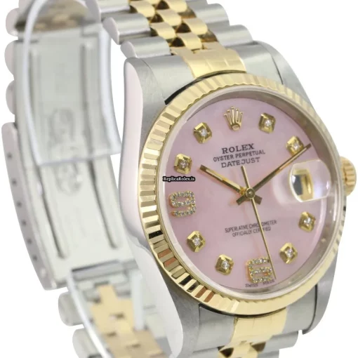 Top Replica Rolex Datejust 16233 Caliber 3135 Automatic Movement 36mm Gold/steel Case Mens/unisex Watch - Image 5