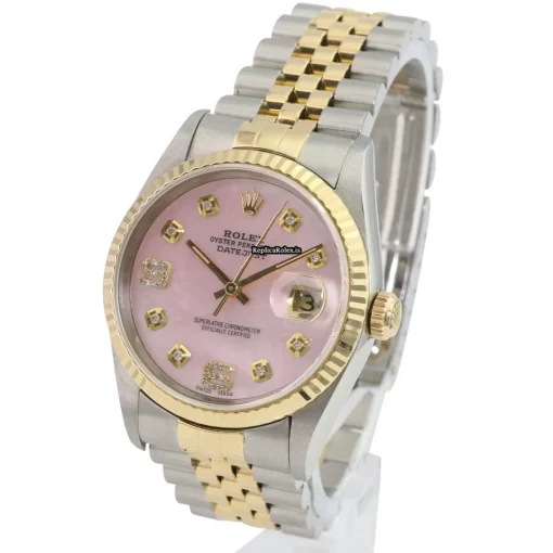 Top Replica Rolex Datejust 16233 Caliber 3135 Automatic Movement 36mm Gold/steel Case Mens/unisex Watch - Image 6
