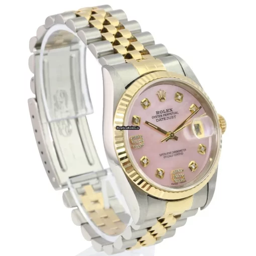 Top Replica Rolex Datejust 16233 Caliber 3135 Automatic Movement 36mm Gold/steel Case Mens/unisex Watch - Image 9