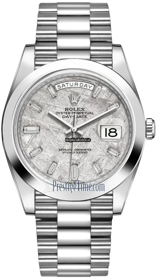 Best Copies Rolex Day-date 40 228206 Automatic Movement 40mm Platinum Case Mens/unisex Watch