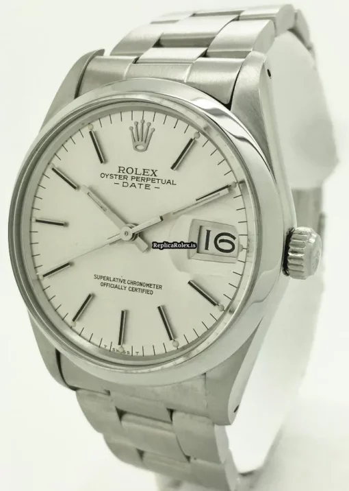 Superior Replica Rolex Oyster Perpetual Date 15000 Caliber 3035 Automatic Movement 34mm Steel Case Watch - Image 2