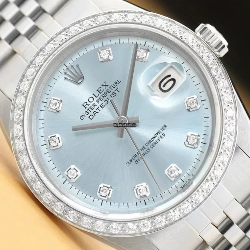 High-end Copy Rolex Datejust 1601 Caliber 1570 Automatic Movement 36mm Steel Case Mens/unisex Watch