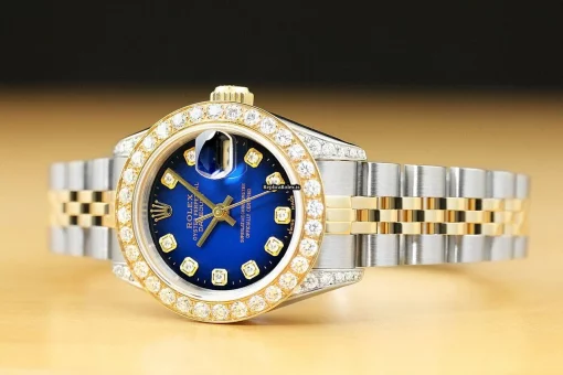 Fabulous Replica Rolex Lady-datejust 69173 Caliber 2135 Automatic Movement 26mm Steel Case Womens Watch - Image 2