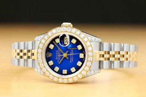 Fabulous Replica Rolex Lady-datejust 69173 Caliber 2135 Automatic Movement 26mm Steel Case Womens Watch - Image 3