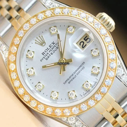 Epic Copy Rolex Lady-datejust 69173 Caliber 2135 Automatic Movement 26mm Steel Case Womens Watch