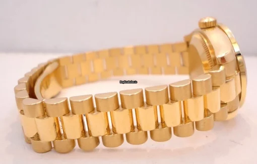 Exquisite Fake Rolex Lady-datejust 179178 Automatic Movement 26mm Yellow Gold Case Womens Watch - Image 11