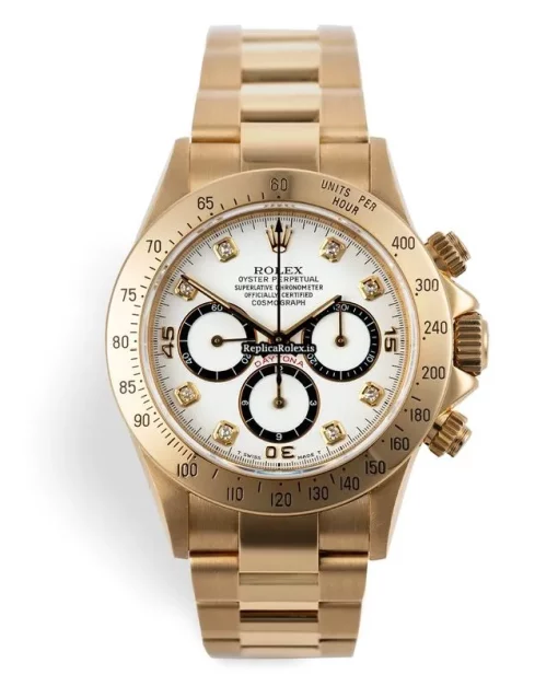 Well Made Replica Rolex Daytona 116528 Caliber 4130 Automatic Movement 40mm Yellow Gold Case Mens/unisex Watch