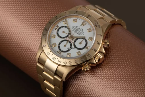 Well Made Replica Rolex Daytona 116528 Caliber 4130 Automatic Movement 40mm Yellow Gold Case Mens/unisex Watch - Image 2